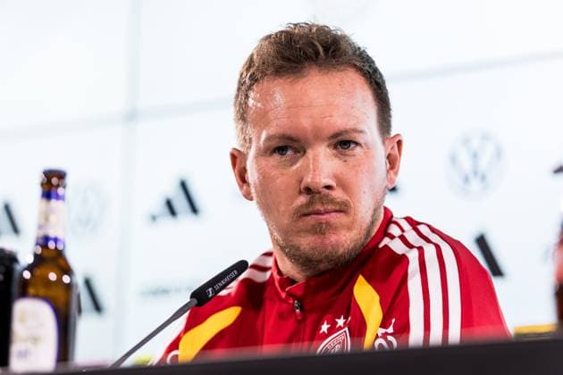 DFB Mens Training Camp Press Conference 10 11 2025 Julian Nagelsmann National Coach Germany DFB Mens Training Camp Press Conference, Wolfsburg, Volkswagen Arena on 10 11 2025 Copyright: xBEAUTIFULxSPORTS Wunderlx