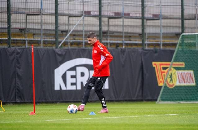 Soccer, Men, Season 2025 2026, 1 Bundesliga, 1 FC Union Berlin, Training, Andrej Ilic 1 FC Union Berlin , 10 11 2025, Copyright: xMatthiasxKochx