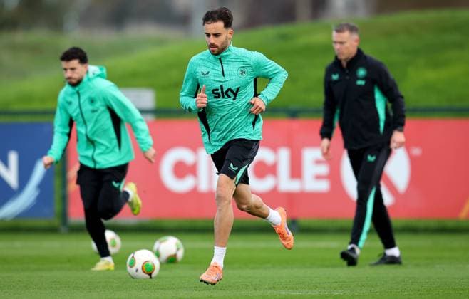 Football, World Cup qualifiers, Ireland national team, Training