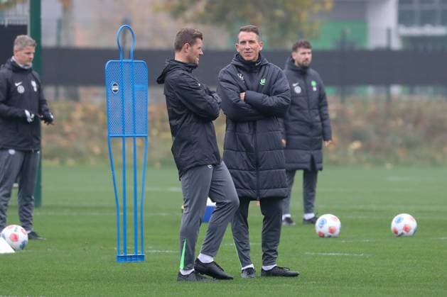 Football, 1st BL, VfL Wolfsburg, Training