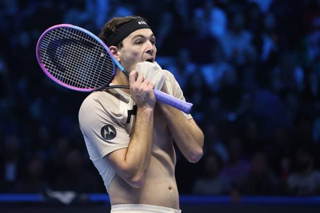Tennis, ATP, Tennis Herren FINALS 2025 Taylor Fritz (USA), Turin, Italy, November 10, 2025. Photo Felice Calabro  Copyright: xFelicexCalabro x xipa-agency.netx xFELICExCALABRO x IPA_Agency_IPA67795803