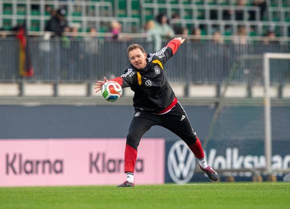Soccer, men, season 2025 26, World Cup qualification, German national soccer team, public training at the AOK stadium in Wolfsburg, coach Julian Nagelsmann Germany , 10 11 2025, Copyright: xSebastianxRäppold MatthiasxKochx