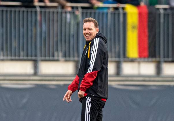 Soccer, men, season 2025 26, World Cup qualification, German national soccer team, public training at the AOK stadium in Wolfsburg, coach Julian Nagelsmann Germany , 10 11 2025, Copyright: xSebastianxRäppold MatthiasxKochx
