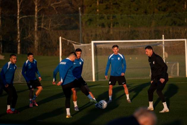 Benjamin Verbic Training session of the Slovenian national football team ahead of the qualifying matches against Kosovo and Sweden for the 2026 World Cup  Copyright: xNikxErikxNeubauerx 1011nen_16