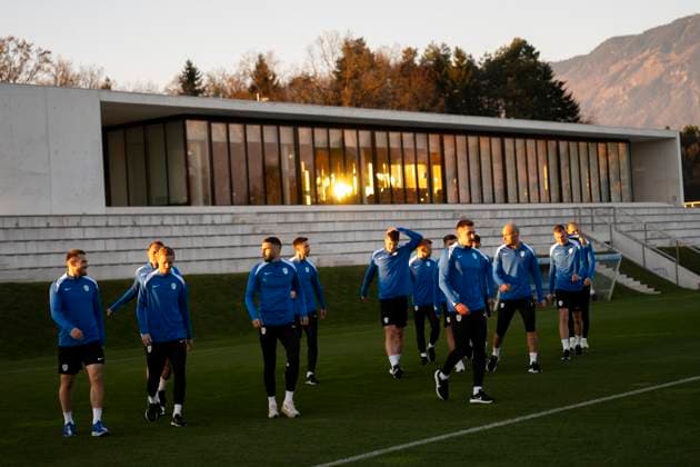 Training session of the Slovenian national football team ahead of the qualifying matches against Kosovo and Sweden for the 2026 World Cup  Copyright: xNikxErikxNeubauerx 1011nen_18
