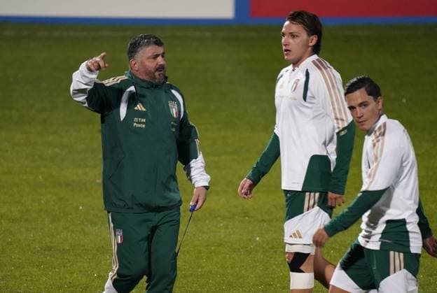 Football, Italy national team, Training