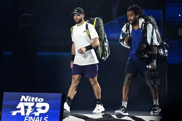 Db Torino 10 11 2025 - ATP, Tennis Herren Finals Daniele Buffa Image nella foto: Evan King-Christian Harrison 