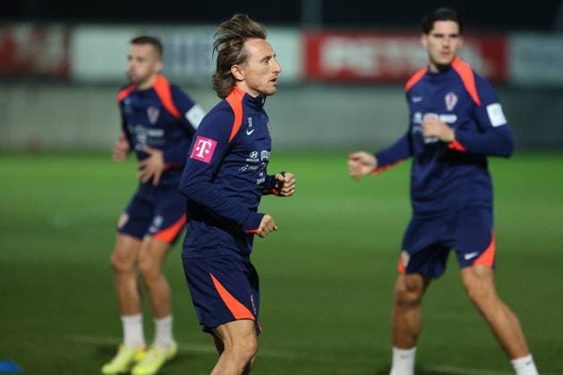 Croatia training session: FIFA World Cup, WM, Weltmeisterschaft, Fussball 2026 Qualifiers Luka Modric of Croatia during the training session at HNK Rijeka Stadium in Rijeka, Croatia, on November 10, 2025.  NelxPavletic PIXSELL