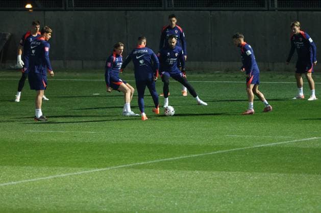Croatia training session: FIFA World Cup, WM, Weltmeisterschaft, Fussball 2026 Qualifiers Players of Croatia during the training session at HNK Rijeka Stadium in Rijeka, Croatia, on November 10, 2025.  NelxPavletic PIXSELL
