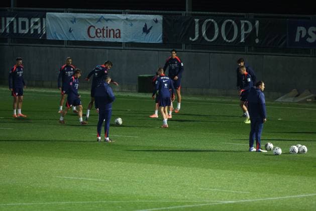 Croatia training session: FIFA World Cup, WM, Weltmeisterschaft, Fussball 2026 Qualifiers Players of Croatia during the training session at HNK Rijeka Stadium in Rijeka, Croatia, on November 10, 2025.  NelxPavletic PIXSELL