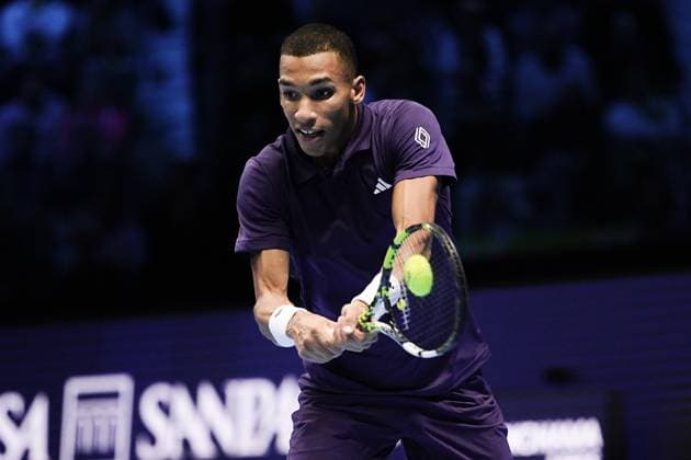 during the singles tennis match of the ATP, Tennis Herren World Tour Finals against at the Inalpi Arena in Turin, Italy - Sunday, Nov. 10, 2025. - .  Copyright: xMarcoxAlpozzi LaPressex