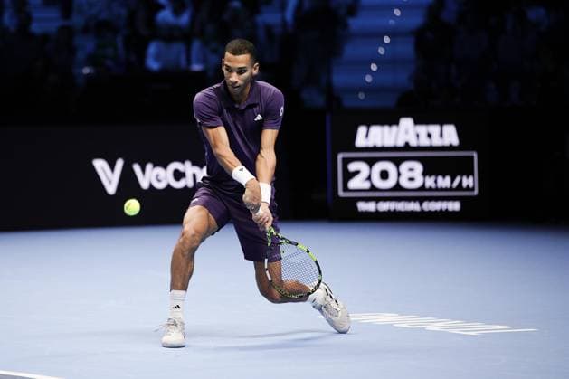 during the singles tennis match of the ATP, Tennis Herren World Tour Finals against at the Inalpi Arena in Turin, Italy - Sunday, Nov. 10, 2025. - .  Copyright: xMarcoxAlpozzi LaPressex