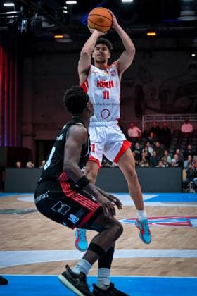 Barmer 2 Basketball Bundesliga ProA Rheinstars Köln vs SBB Baskets Wolmirstedt, 10 11 2025 Timothy Nehemiah Davis RheinStarsKöln 11 , Barmer 2 Basketball Bundesliga ProA Rheinstars Köln vs SBB Baskets Wolmirstedt on 10 11 2025 at Motorworld Köln in Cologne North Rhine-Westphalia Copyright: xBEAUTIFULxSPORTS Mueller-Laschetx