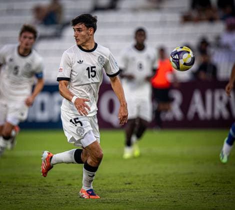 Soccer FIFA U17, U 17 World Cup Qatar 2025 El Salvador vs Germany Group G Match 61 Niklas Scheller Germany, 15 Copyright: xRedhaxHosnixSegganix