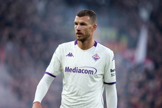 November 9, 2025, Genoa, Rome, Italy: November 9, 2025, Genoa. Serie A, Genoa vs. Fiorentina, pictured is Edin Dzeko. Serie A, Genoa - Fiorentina  - ZUMAa289 20251109_zia_a289_076 Copyright: xGabrielexSirix