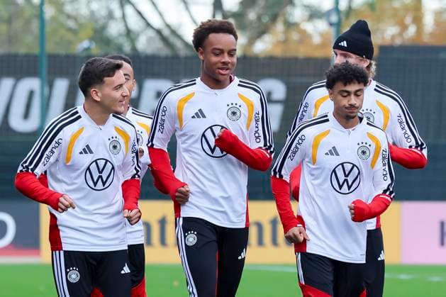 Football, World Cup qualifiers, Germany national team, Training