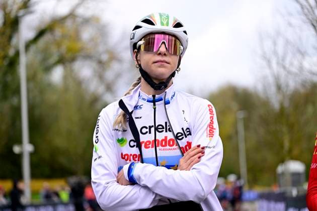 Telenet Superprestige 2025-2026 Niel NIEL, BELGIUM - NOVEMBER 11 : Van Der Heijden Inge (NED) of Crelan - Corendon during the 3rd leg of the Jaarmarktcross Telenet Superprestige 2025-2026 a cyclocross race for Women Elite on November 11, 2025 in Niel, Belgium, 11 11 2025 ( Niel Belgium  Copyright: xNicoxVereeckenx