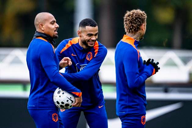 Netherlands player Donyell Malen, Netherlands player Cody Gakpo, during the match FOOTBALL - INTERNATIONAL - TRAINING DUTCH national team, Nationalteam 11-11-25 at the KNVB Campus for the FIFA World Cup, WM, Weltmeisterschaft, Fussball 2026 Qualifiers season 2025-2026 in ZEIST, Netherlands on 11 November 2025 (Photo by Stefan Koops EYE4images DeFodi Images) Netherlands player Donyell Malen, Netherlands player Cody Gakpo, during the match FOOTBALL INTERNATIONAL TRAINING DUTCH NATIONAL TEAM 11 11 25 at the KNVB Campus for the FIFA World Cup 2026 Qualifiers season 2025 2026 in ZEIST, Netherlands on 11 November 2025 Photo by Stefan Koops EYE4images DeFodi Images
