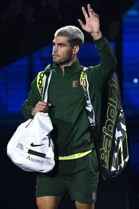 Db Torino 11 11 2025 - ATP, Tennis Herren Finals Daniele Buffa Image nella foto: Carlos Alcaraz 