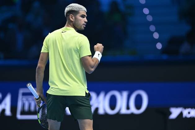 Db Torino 11 11 2025 - ATP, Tennis Herren Finals Daniele Buffa Image nella foto: Carlos Alcaraz 