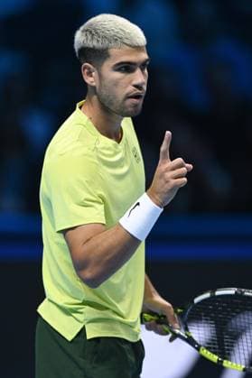Db Torino 11 11 2025 - ATP, Tennis Herren Finals Daniele Buffa Image nella foto: Carlos Alcaraz 