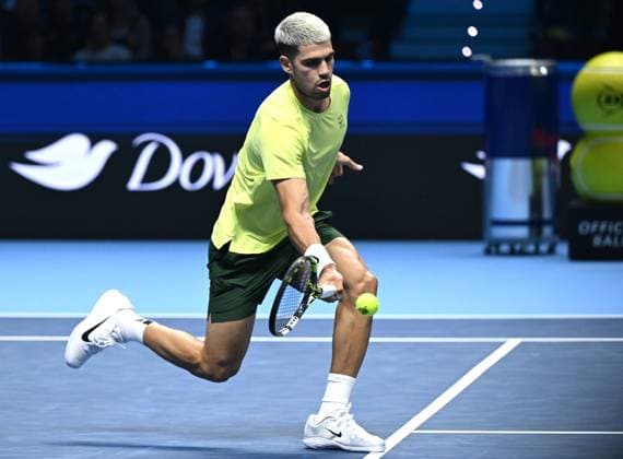 Db Torino 11 11 2025 - ATP, Tennis Herren Finals Daniele Buffa Image nella foto: Carlos Alcaraz 