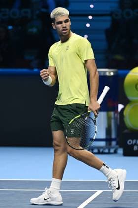 Db Torino 11 11 2025 - ATP, Tennis Herren Finals Daniele Buffa Image nella foto: Carlos Alcaraz 