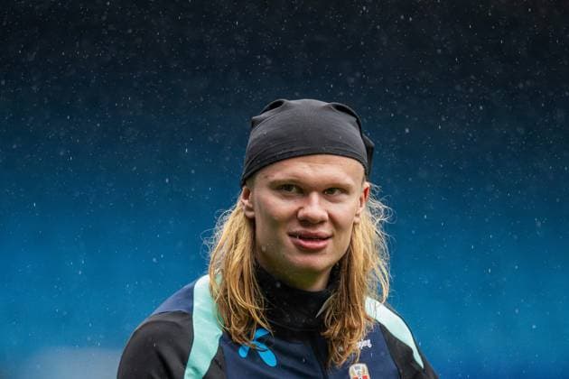251111 Erling Braut Haaland of the Norwegian national football team during a training session on November 11, 2025 in Oslo Photo Vegard Grott BILDBYRAN kod VG VG0829 bbeng fotball football soccer fotboll fifa world cup qualifiers vm kvalifisering vm kvalik vm kvalge norway trening träning training practice  Copyright: VEGARDxGRoTT BB251111VG001