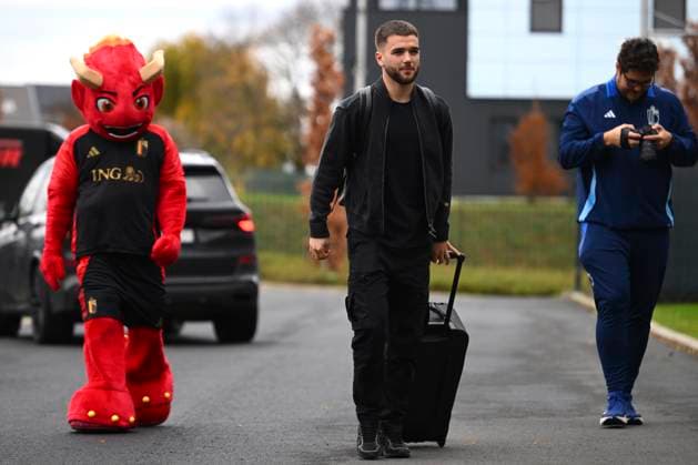 Kazakhstan v Belgium - FIFA World Cup, WM, Weltmeisterschaft, Fussball 2026 UEFA Qualifier - Media Activities 11 11 2025 TUBIZE, BELGIUM - NOVEMBER 11 : Raskin Nicolas midfielder of Belgium arrives at the training grounds of the Royal Belgian Football Association ahead of the FIFA World Cup 2026 European Qualifiers match between Kazakhstan and Belgium on November 11, 2025 in Tubize, Belgium, 11 11 2025 Tubize Belgium  Copyright: xVincentxKalutx