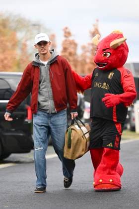 Kazakhstan v Belgium - FIFA World Cup, WM, Weltmeisterschaft, Fussball 2026 UEFA Qualifier - Media Activities 11 11 2025 TUBIZE, BELGIUM - NOVEMBER 11 : De Ketelaere Charles midfielder of Belgium arrives at the training grounds of the Royal Belgian Football Association ahead of the FIFA World Cup 2026 European Qualifiers match between Kazakhstan and Belgium on November 11, 2025 in Tubize, Belgium, 11 11 2025 Tubize Belgium  Copyright: xVincentxKalutx