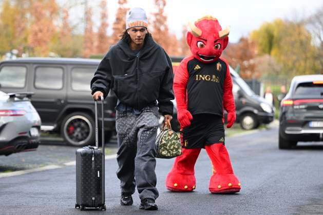 Kazakhstan v Belgium - FIFA World Cup, WM, Weltmeisterschaft, Fussball 2026 UEFA Qualifier - Media Activities 11 11 2025 TUBIZE, BELGIUM - NOVEMBER 11 : Moreira Da Silva Diego defender of Belgium arrives at the training grounds of the Royal Belgian Football Association ahead of the FIFA World Cup 2026 European Qualifiers match between Kazakhstan and Belgium on November 11, 2025 in Tubize, Belgium, 11 11 2025 Tubize Belgium  Copyright: xVincentxKalutx
