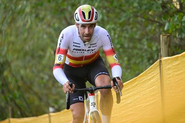 Telenet Superprestige 2025-2026 Niel NIEL, BELGIUM - NOVEMBER 11 : Orts Lloret Felipe (SPA) of Ridley Racing Team during the 3rd leg of the Jaarmarktcross Telenet Superprestige 2025-2026 a cyclocross race for Men Elite on November 11, 2025 in Niel, Belgium, 11 11 2025 ( Niel Belgium  Copyright: xNicoxVereeckenx