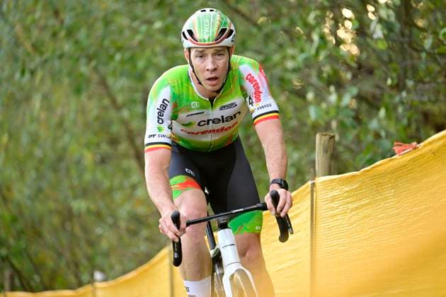 Telenet Superprestige 2025-2026 Niel NIEL, BELGIUM - NOVEMBER 11 : Sweeck Laurens (BEL) of Crelan - Corendon during the 3rd leg of the Jaarmarktcross Telenet Superprestige 2025-2026 a cyclocross race for Men Elite on November 11, 2025 in Niel, Belgium, 11 11 2025 ( Niel Belgium  Copyright: xNicoxVereeckenx