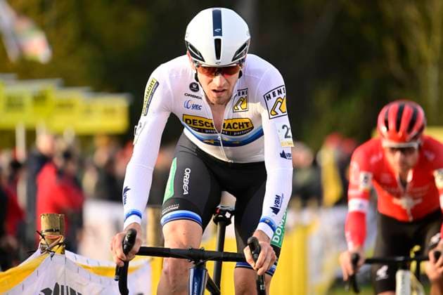 Telenet Superprestige 2025-2026 Niel NIEL, BELGIUM - NOVEMBER 11 : Aerts Toon (BEL) of Deschacht - Hens - Maes during the 3rd leg of the Jaarmarktcross Telenet Superprestige 2025-2026 a cyclocross race for Men Elite on November 11, 2025 in Niel, Belgium, 11 11 2025 ( Niel Belgium  Copyright: xNicoxVereeckenx