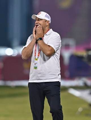 Czechia v USA : Group I - FIFA U-17 World Cup Qatar 2025 Pavel Drsek, Head Coach Of Czechia reacts during the FIFA U-17 World Cup Qatar 2025 Group I match between Czechia v USA in Doha, Qatar, on November 11, 2025. DOHA Qatar Copyright: xNOUSHADxTHEKKAYILx