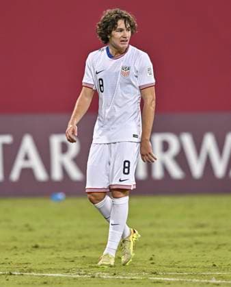 Czechia v USA : Group I - FIFA U-17 World Cup Qatar 2025 Jude Terry of the United States in action during the FIFA U-17 World Cup Qatar 2025 Group I match between Czechia v USA in Doha, Qatar, on November 11, 2025. DOHA Qatar Copyright: xNOUSHADxTHEKKAYILx