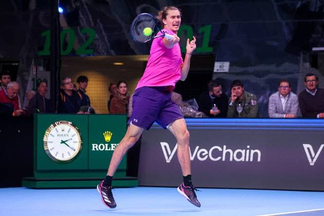 TENNIS - Internazionali di Tennis - Nitto ATP, Tennis Herren Finals 2025 Alexander Zverev (DE) in training during Nitto ATP Finals 2025, International Tennis match in Turin, Italy, November 11 2025 Turin Italy  Copyright: xIPAxSport ABACAx