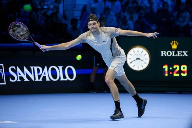 Taylor Fritz (USA) during Nitto ATP, Tennis Herren Finals 2025, International Tennis match in Turin, Italy, November 11 2025  Copyright: xRobertaxCorradin IPAxSportx xipa-agency.netx xx IPA_67831633 IPA_Agency_IPA67831633