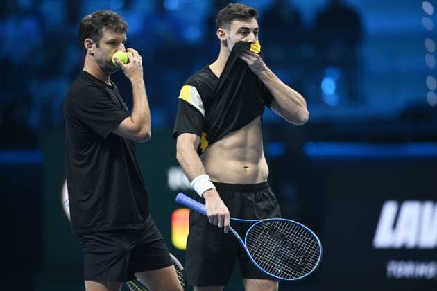 Db Torino 11 11 2025 - ATP, Tennis Herren Finals Daniele Buffa Image nella foto: Marcel Granollers-Horacio Zeballos 