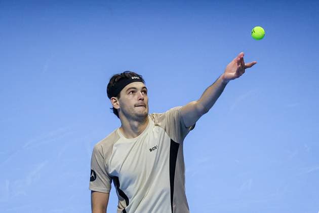TENNIS - Internazionali di Tennis - Nitto ATP, Tennis Herren Finals 2025 Taylor Fritz (USA) during Nitto ATP Finals 2025, International Tennis match in Turin, Italy, November 11 2025 Turin Italy  Copyright: xIPAxSport ABACAx