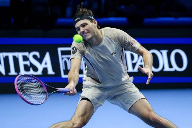 TENNIS - Internazionali di Tennis - Nitto ATP, Tennis Herren Finals 2025 Taylor Fritz (USA) during Nitto ATP Finals 2025, International Tennis match in Turin, Italy, November 11 2025 Turin Italy  Copyright: xIPAxSport ABACAx