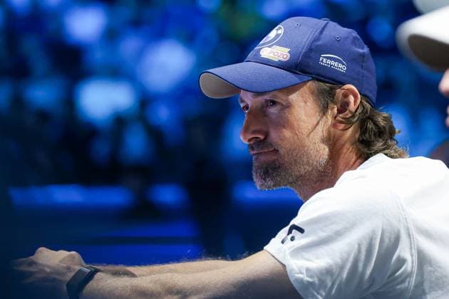 Juan Carlos Ferrero Donat, tennis coach of Carlos Alcaraz during Nitto ATP, Tennis Herren Finals 2025, International Tennis match in Turin, Italy, November 11 2025  Copyright: xRobertaxCorradin IPAxSportx xipa-agency.netx xx IPA_67832557 IPA_Agency_IPA67832557