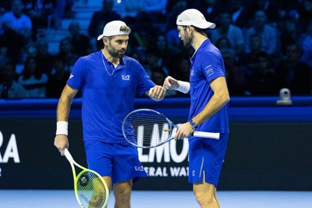 Simone Bolelli-Andrea Vavassori ITA during Nitto ATP, Tennis Herren Finals 2025, International Tennis match in Turin, Italy, November 11 2025  Copyright: xGiorgioxMaiozzi IPAxSportx xipa-agency.netx xx IPA_67830096 IPA_Agency_IPA67830096