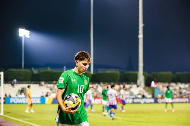 2025 FIFA Under 17 World Cup Group J, Aspire Zone Pitch 5, Doha, Qatar 11 11 2025 Republic of Ireland vs Paraguay Ireland™s Ramon Martos Ramon Martos 11 11 2025  Copyright: x INPHOx 6252