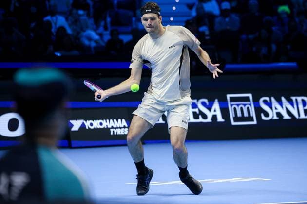 Taylor Fritz (USA) during Nitto ATP, Tennis Herren Finals 2025, International Tennis match in Turin, Italy, November 11 2025  Copyright: xRobertaxCorradin IPAxSportx xipa-agency.netx xx IPA_67832565 IPA_Agency_IPA67832565