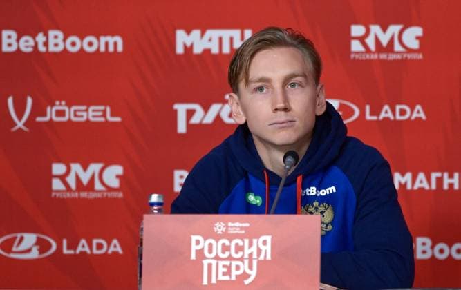 Football, Russia national team, Press conference
