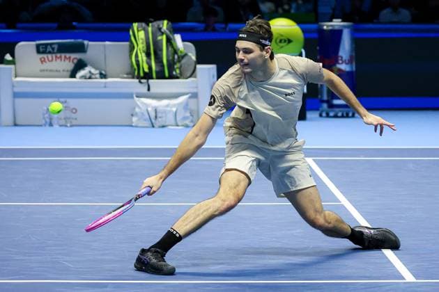 TENNIS - Internazionali di Tennis - Nitto ATP, Tennis Herren Finals 2025 Taylor Fritz (USA) during Nitto ATP Finals 2025, International Tennis match in Turin, Italy, November 11 2025 Turin Italy  Copyright: xIPAxSport ABACAx