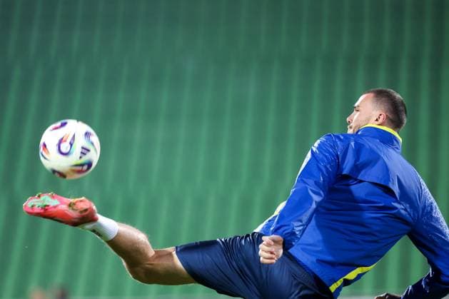 Bosnia and Herzegovina training session: FIFA World Cup, WM, Weltmeisterschaft, Fussball 2026 Qualifiers Nihad Mujakic of Bosnia and Herzegovina during the training session at Kosevo Stadium in Sarajevo, Bosnia and Herzegovina, on November 11, 2025.  ArminxDurgut PIXSELL