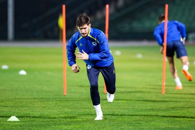 Football, World Cup qualifier, Bosnia-Herzegovina, Training