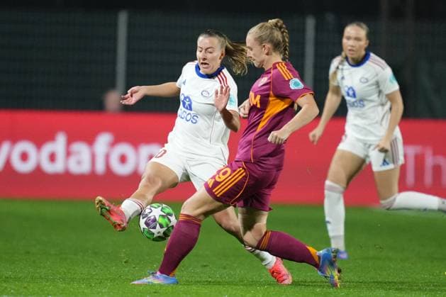Valerenga s Stine Brekken during the Uefa Women™s Champions League soccer match between Roma and Valerenga Football at the Rome s Tre Fontane stadium, Italy - Tuesday November 11, 2025 - Soccer ( Photo by Alfredo Falcone LaPresse )  Copyright: xAlfredoxFalcone LaPressex